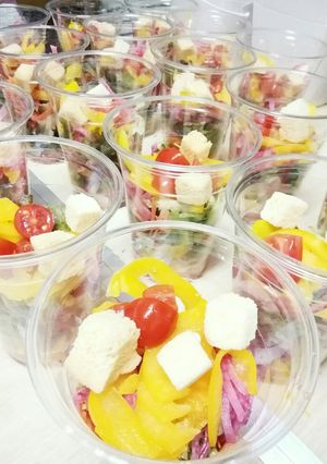お弁当に！カラフルレインボーサラダ♪-レシピのメイン写真