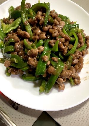 ピーマンとひき肉炒め 超簡単な青椒肉絲-レシピのメイン写真