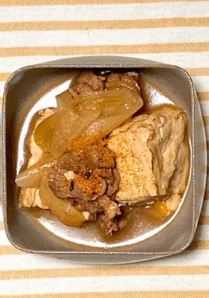 麺つゆで簡単！冷めてもおいしい肉豆腐-レシピのメイン写真