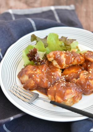 バーベキューソースチキン-レシピのメイン写真