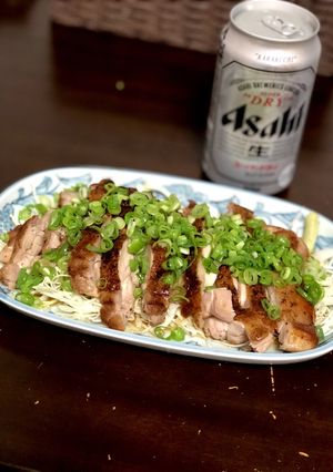 鳥モモ肉のバターポン酢おつまみ-レシピのメイン写真