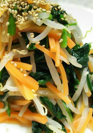 ✿あごだししょうゆ美味♪簡単野菜ナムル✿-レシピのメイン写真