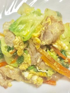 豚肉とレタスの卵炒め-レシピのメイン写真