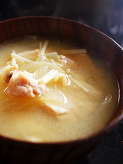 えのきと玉ねぎの鶏汁-レシピのメイン写真
