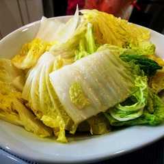 รูปของ 白菜大量消費～電子レンジで塩味炒め