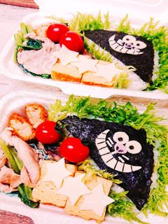 アリス☆チシャ猫☆簡単♪♪キャラ弁♪♪-レシピのメイン写真