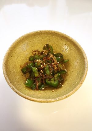 ピーマンとしらすのめんつゆ炒め-レシピのメイン写真