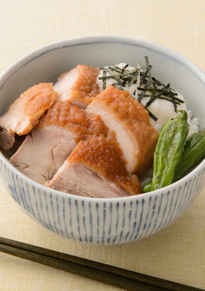 鶏の照り焼きと長芋丼-レシピのメイン写真