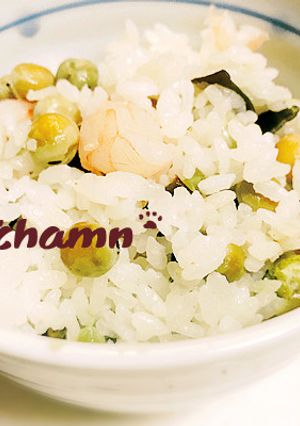 エビ入り豆ごはん☆春のおもてなしにも-レシピのメイン写真
