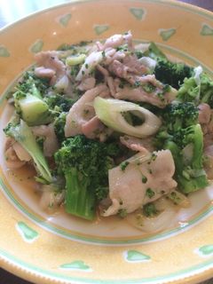 ブロッコリーと豚肉の中華炒め♪♪-レシピのメイン写真
