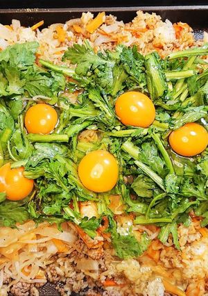 春菊農家の簡単ホットプレートビビンバ-レシピのメイン写真