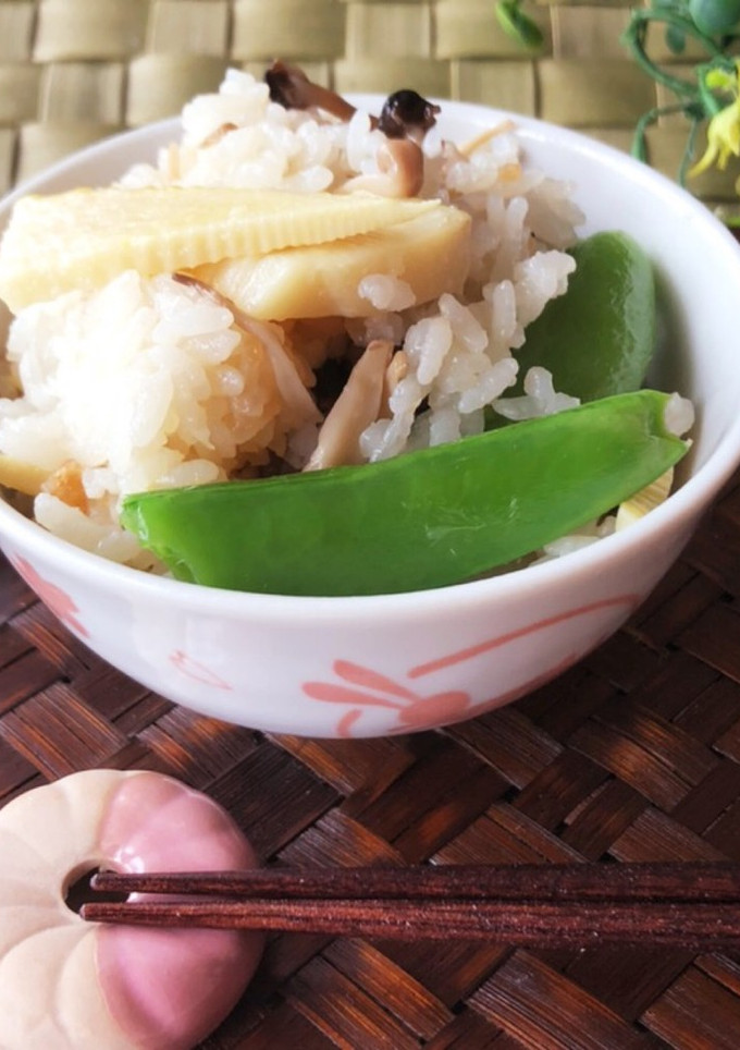 おだしとしょうが香る♡たけのこご飯-レシピのメイン写真