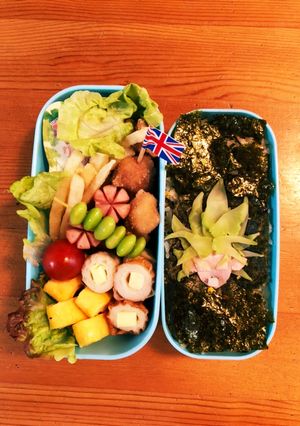 お弁当♡遠足キャラ弁？ブロリー♡4.26-レシピのメイン写真