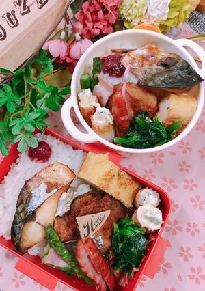 中3女子弁当♪ついでに自分弁当♪-レシピのメイン写真