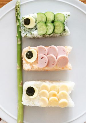 牛乳パックで作ろう！こいのぼり寿司-レシピのメイン写真