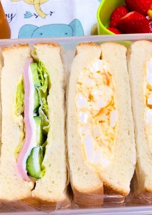 サンドイッチ弁当-レシピのメイン写真