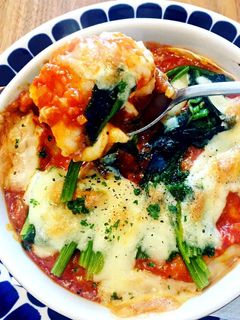 ギョーザの皮で作る◎ほうれん草のラザニア-レシピのメイン写真