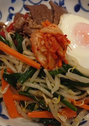 野菜たっぷりビビンバ（お手軽バージョン）-レシピのメイン写真