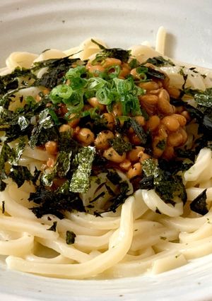 一手間が吉☆納豆うどん-レシピのメイン写真