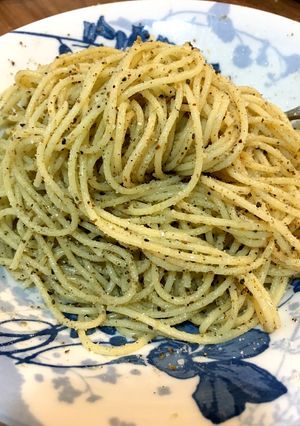 一人ランチに！煮干のパスタ-レシピのメイン写真