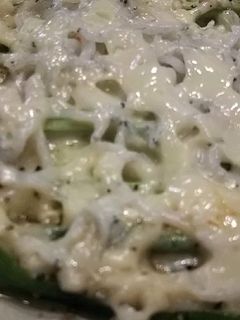 オクラのしらすチーズ焼き-レシピのメイン写真