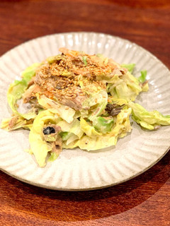 3分でできる!鯖缶でキャベツサラダ!-レシピのメイン写真