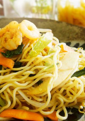 草加塩焼きそば　☆学校給食で人気☆-レシピのメイン写真