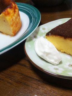 バスクチーズケーキ-レシピのメイン写真