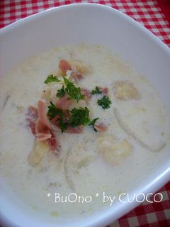 *簡単*カリフラワーとハムのミルクスープ-レシピのメイン写真