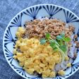 万能きび酢ドレ使用!2色丼