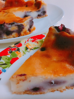 究極簡単♡ブルーベリーヨーグルトケーキ-レシピのメイン写真