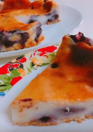 究極簡単♡ブルーベリーヨーグルトケーキ-レシピのメイン写真