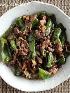 【農家のレシピ】ピーマンと牛肉の炒め物-レシピのメイン写真