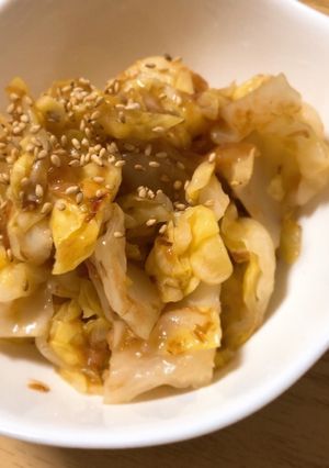 超簡単！さっぱり味キャベツの和え物-レシピのメイン写真