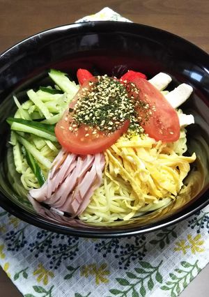 冷やし中華（醤油ベースだれ）-レシピのメイン写真