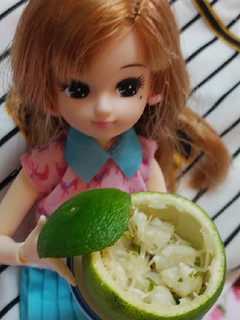 リカちゃんサイズ♡スダチ〆ホタテꕤ*.゚-レシピのメイン写真