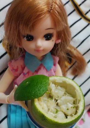 リカちゃんサイズ♡スダチ〆ホタテꕤ*.ﾟ-レシピのメイン写真