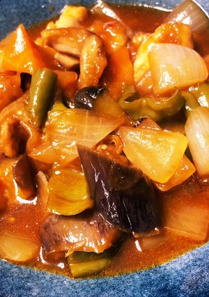 鶏肉と野菜の甘酢炒め-レシピのメイン写真