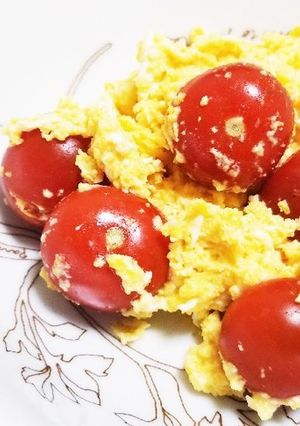 リケンのうま塩♪トマト卵炒め-レシピのメイン写真