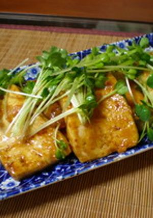 たこ焼き粉でくるんだ豆腐ソテー-レシピのメイン写真