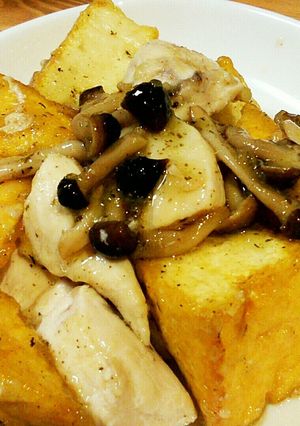 厚揚げと鶏胸肉としめじの青じそ甘酢煮-レシピのメイン写真