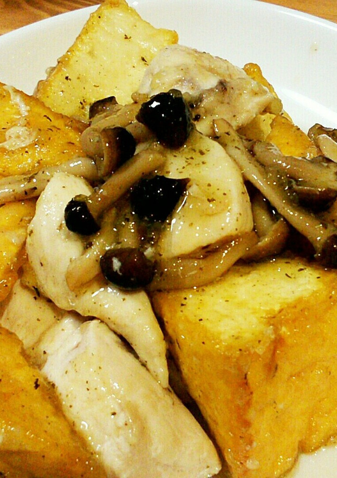 厚揚げと鶏胸肉としめじの青じそ甘酢煮-レシピのメイン写真
