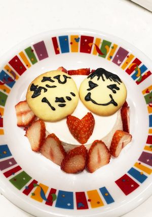 1歳バースデー☆いちごのレアチーズケーキ-レシピのメイン写真