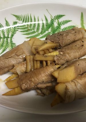 筍、豚肉ロースの肉巻き-レシピのメイン写真