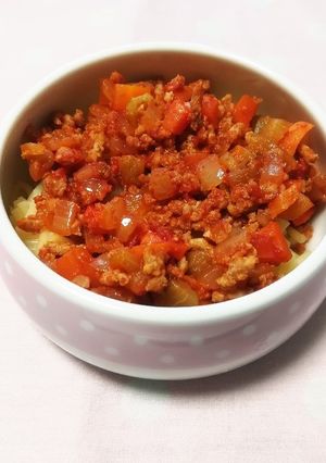 【離乳食(中)後期】ミートスパゲティ-レシピのメイン写真