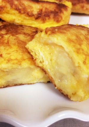 簡単！10分で作るバナナフレンチトースト-レシピのメイン写真