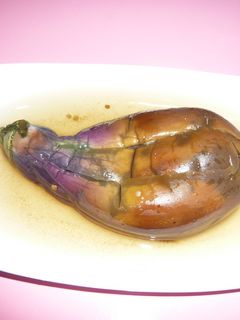 簡単レンジでまるごとナスの煮浸し-レシピのメイン写真