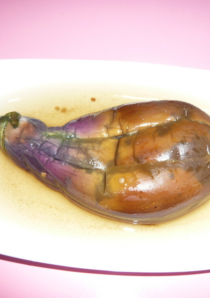 簡単レンジでまるごとナスの煮浸し-レシピのメイン写真