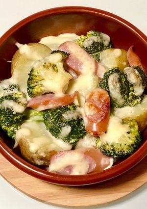 新じゃがブロッコリーマヨチーズ焼き-レシピのメイン写真
