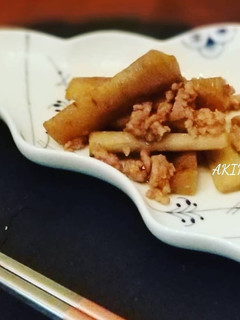 綺麗になれちゃう『新ごぼうのピリ辛炒め』-レシピのメイン写真
